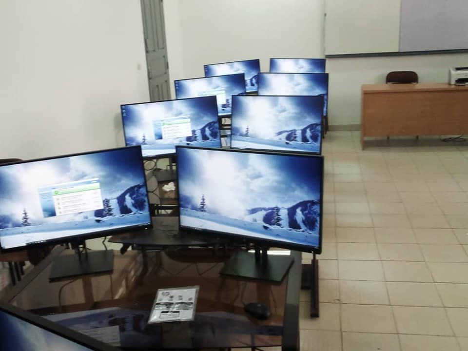 Laboratoire informatique de géosciences PETROMINES équipé avec l’appui de la SNH